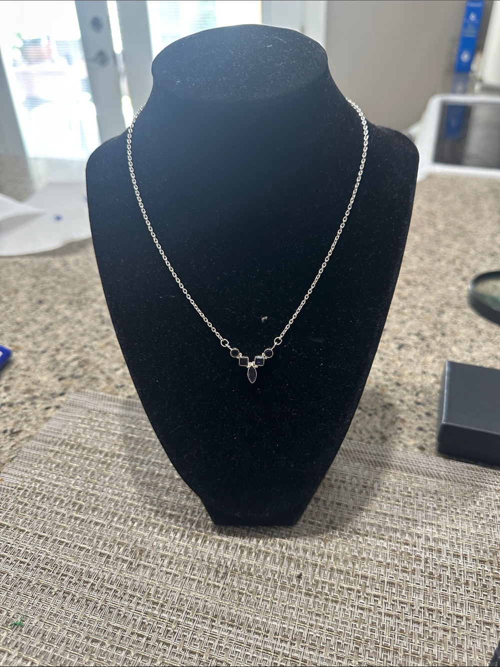 Sterling Silver Delicate Pendant Necklace - Silver